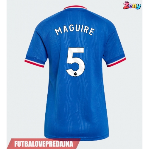 Lacne Ženy Futbalové dres Manchester United Harry Maguire #5 2026-27 Krátky Rukáv - Preč